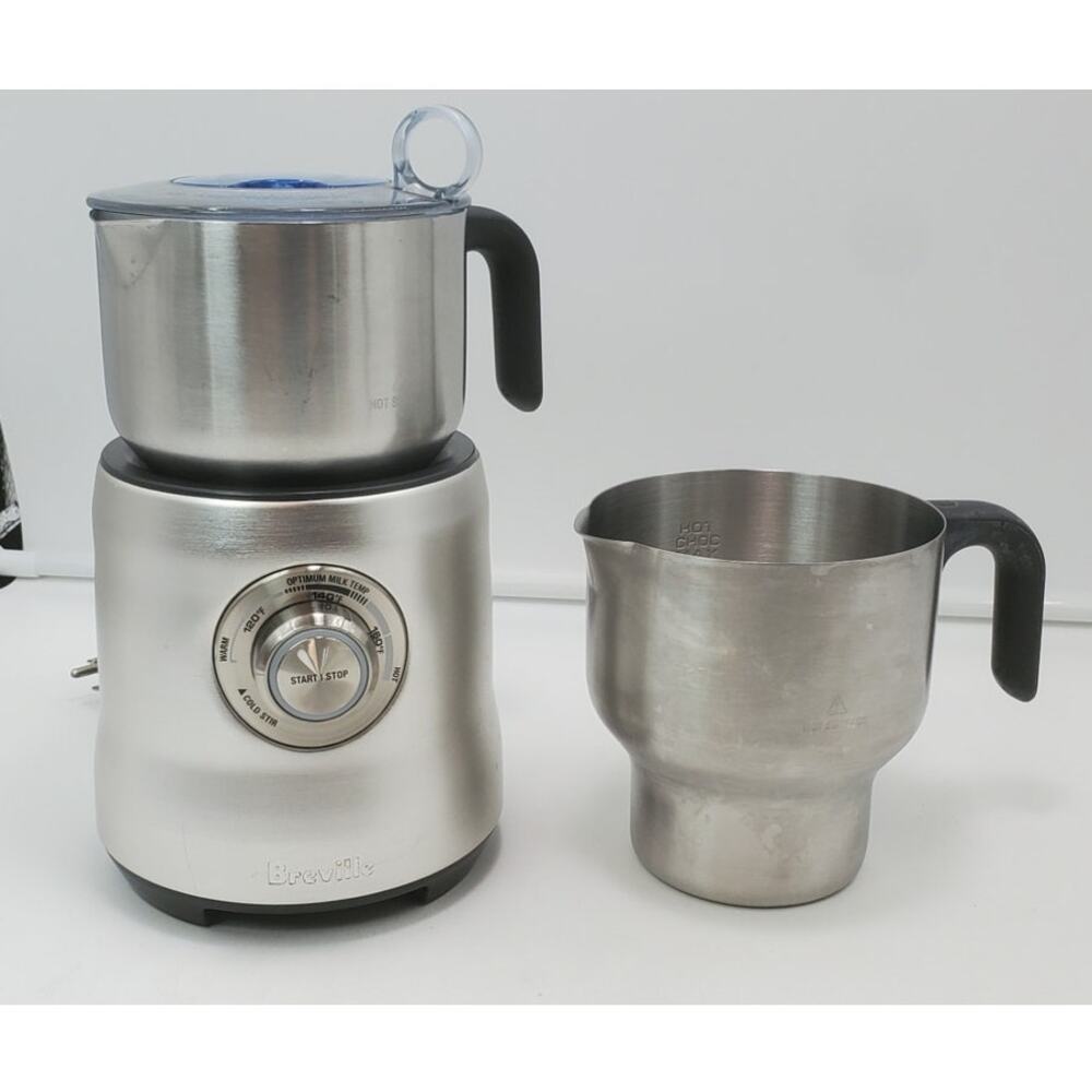 Breville Milk Café Frother with lid & 2 Frothing Disks PLUS Bonus Carafe & Whisk
